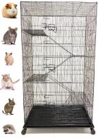 55" Extra Large 5 Levels 3/8-Inch Tight Wire Spacing Guinea Pig Sugar Glider Animal Wire Cage