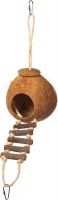 Naturals Coco Hideaway with Ladder Bird Toy